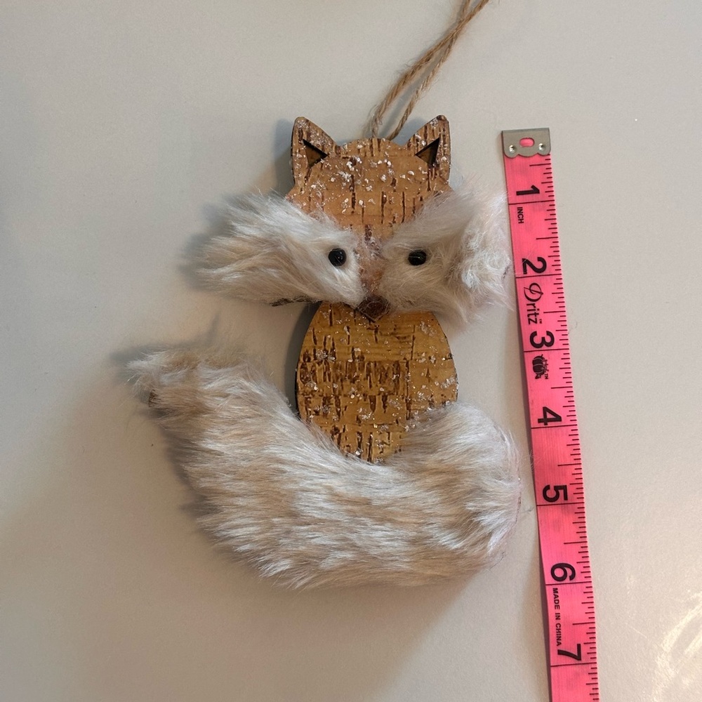 Set of 8 Fox Woodland Animal Ornaments - Picture 5 of 7
